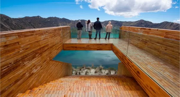 Mirador del Quilotoa es elegida la segunda mejor obra del año