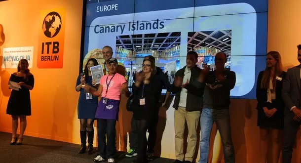 Canarias recibió en la ITB Berlín el premio al mejor stand de Europa