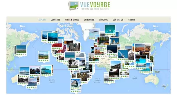 VueVoyage, encuentra los mejores lugares para tu foto