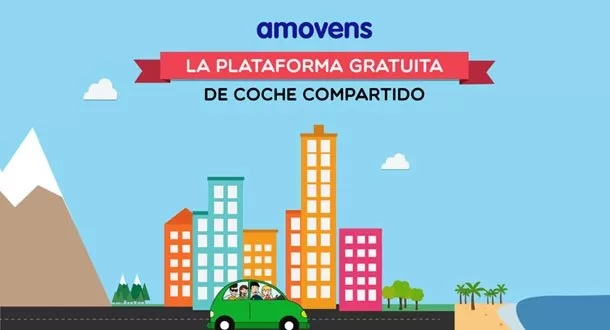 Amovens, app de trayectos basada con concepto de economía colaborativa