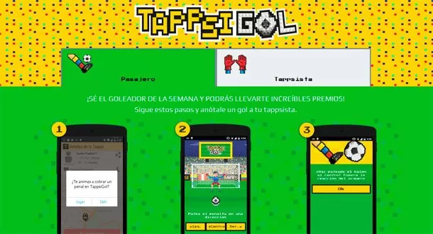 Llega TappsiGol para que cobres tus mejores penaltis como un verdadero crack