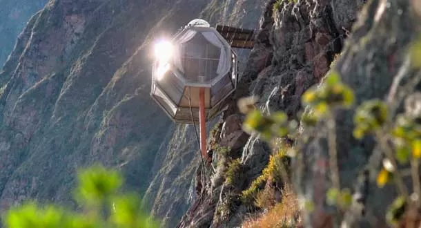 Skylodge Adventure Suites, el hotel más escalofriante del mundo