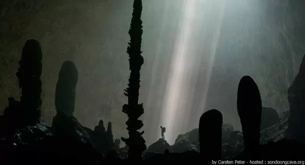 Son Doong, la cueva más grande del mundo a vista de drone