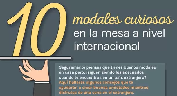 10 costumbres curiosas en la mesa que debes conocer según diferentes países