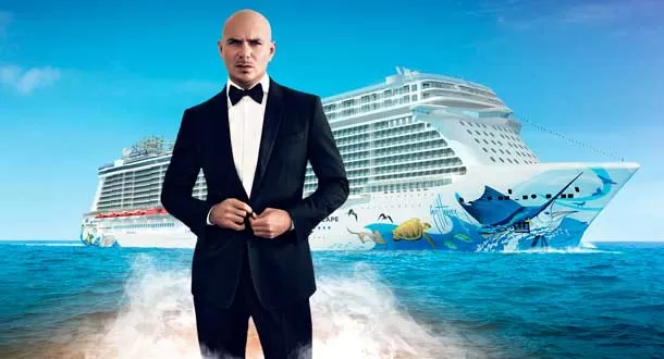 Pitbull será padrino del barco más grande, el Norwegian Escape