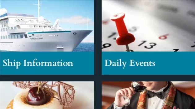 CRYSTAL CRUISES WITH NEW APP PLATFORM