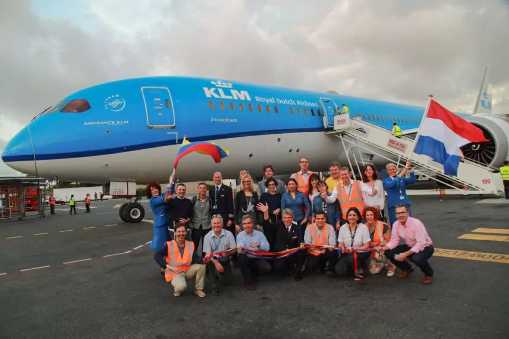 KLM LLEGÓ A CARTAGENA