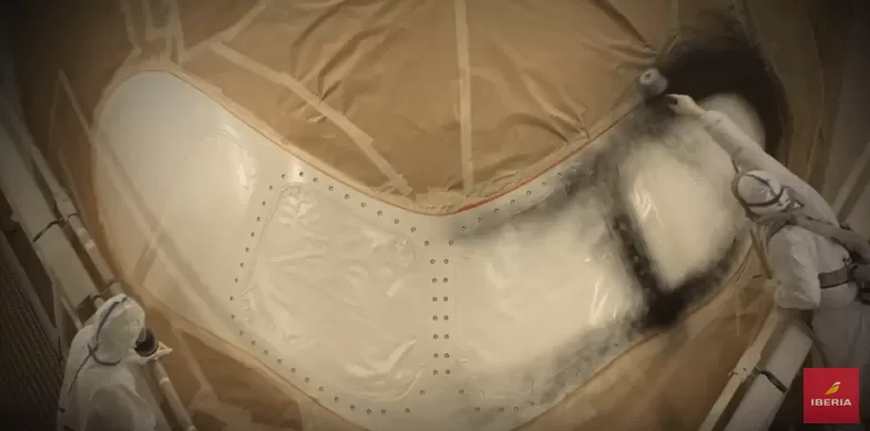 Así pintamos nuestro primer A350, Plácido Domingo