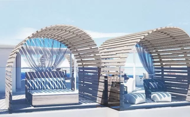 ¿Dormir al aire libre en un crucero? El glamping llega al mar