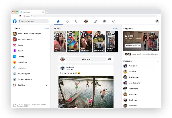 Facebook anuncia nuevo diseño y amplía las funcionalidades de WhatsApp