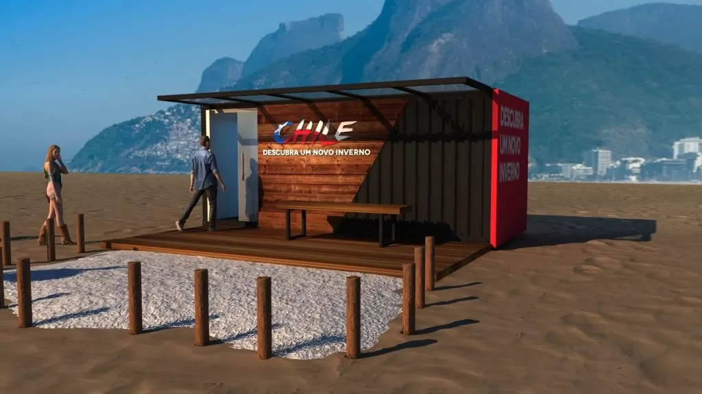 Chile Lidera Centro de Esquí, Bar de Hielo y Nieve para Ipanema!