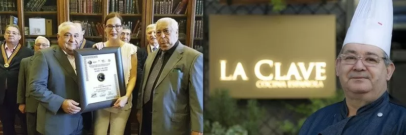 La Clave y su Chef Pepe Filloa Reciben el Primer Gran Collar de la Orden del Culto de Paul Bocuse