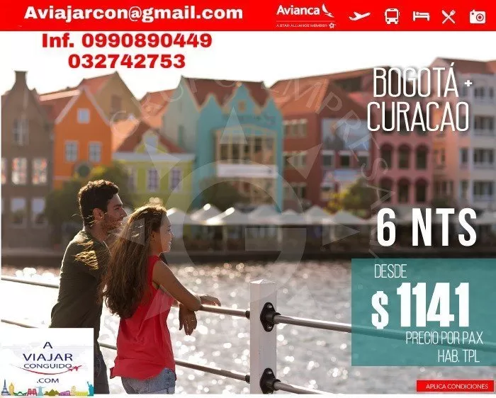 Bogotá & Curacao descubrelo Tú mismo ¡La combinación perfecta!
