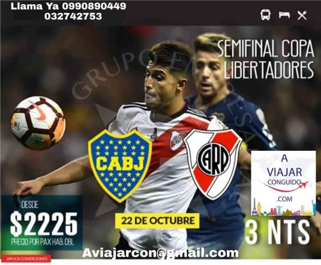 Vive la semifinal de la Copa Libertadores al máximo