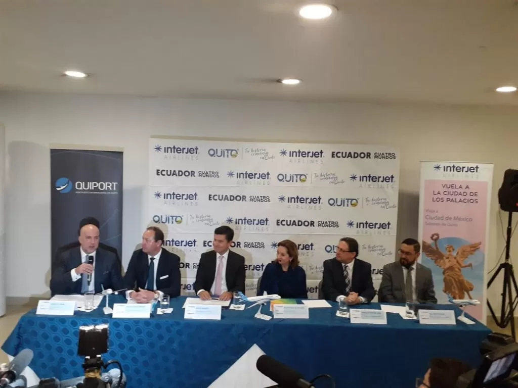 Interjet inicia su operación en Quito con expectativas de crecimiento importantes