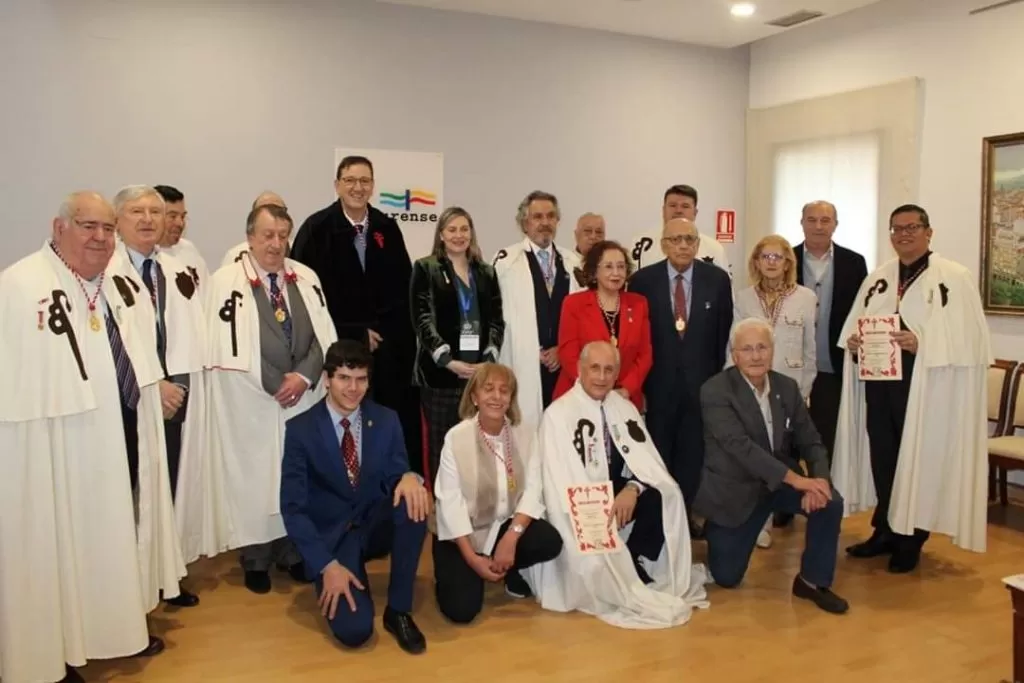 Jornada de convivencia de la Orden del Camino de Santiago en Ourense.