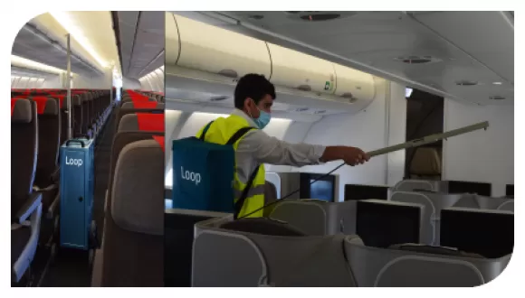 Iberia aplica nuevas soluciones innovadoras y sostenibles en la limpieza e higienización de sus aviones