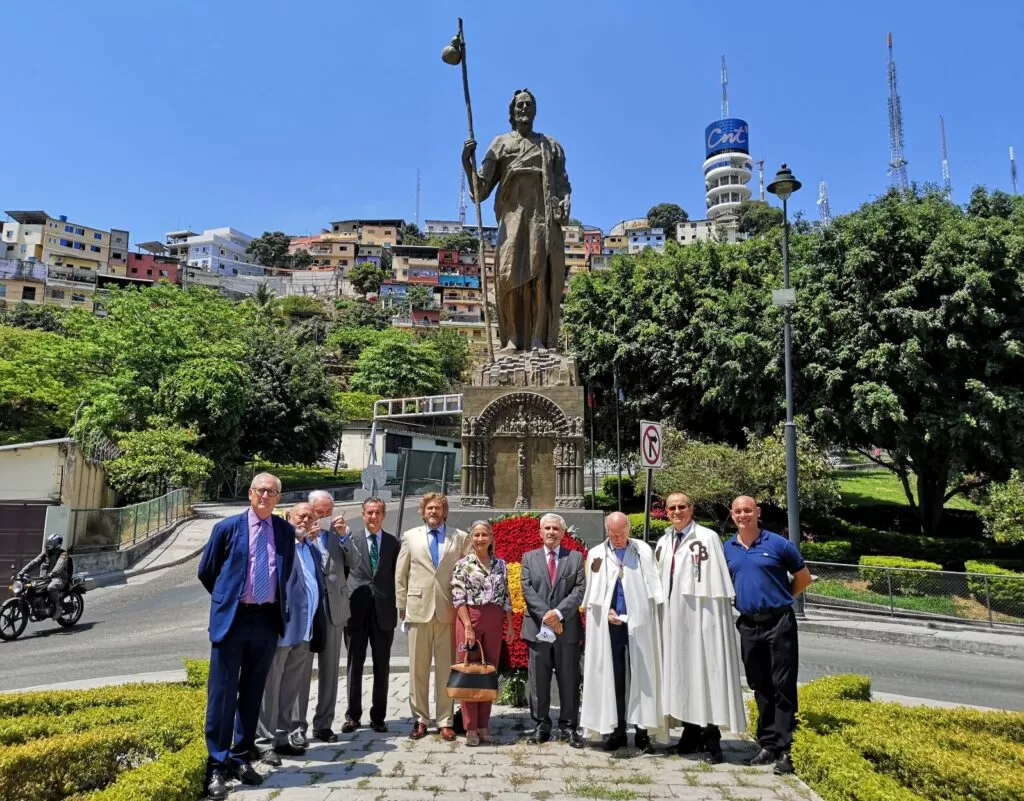 EMBAJADOR DE ESPAÑA RINDIÓ HOMENAJE AL DIA DE LA HISPANIDAD EN GUAYAQUIL – ECUADOR