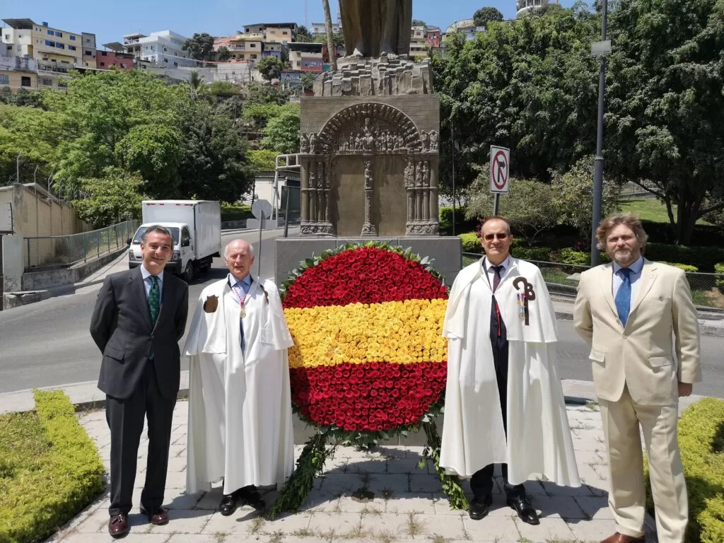 EMBAJADOR DE ESPAÑA RINDIÓ HOMENAJE AL DÍA DE LA HISPANIDAD EN GUAYAQUIL – ECUADOR