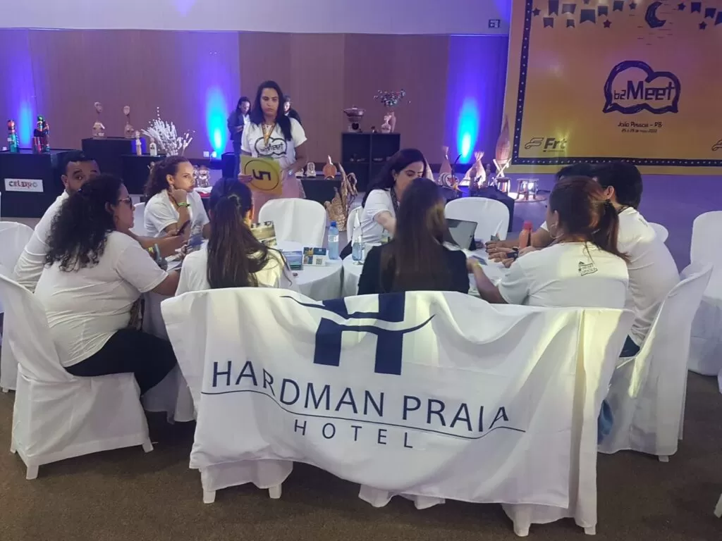 EM JOÃO PESSOA  Hardman Praia Hotel apresenta diferenciais durante o B2Meet da operadora FRT, no Centro de Convenções
