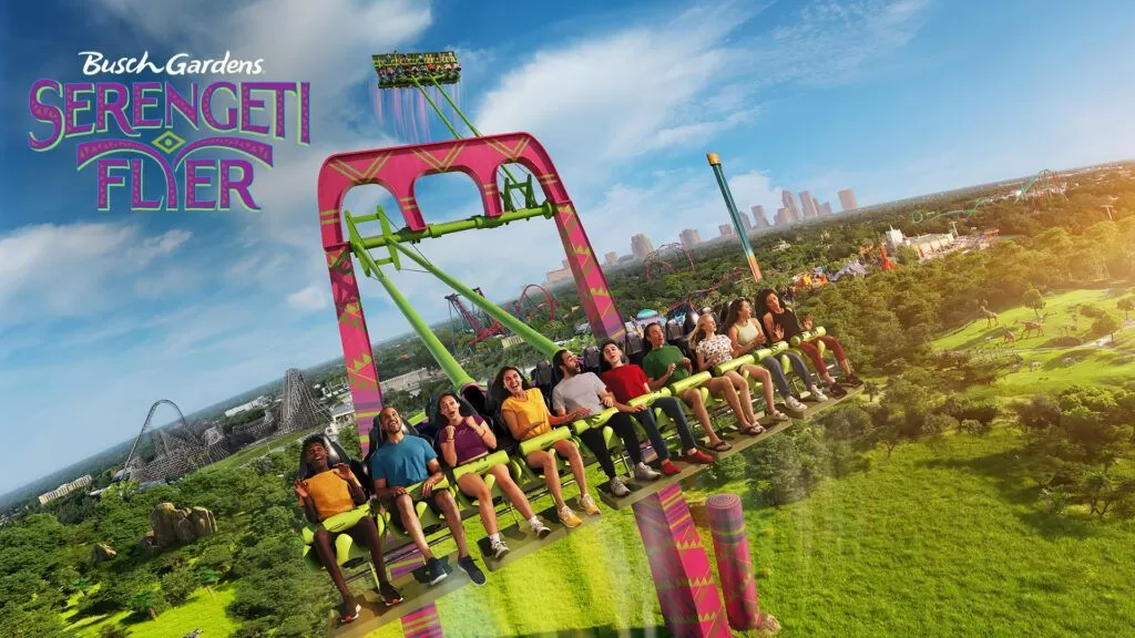Busch Gardens Tampa anuncia Serengeti Flyer como la nueva atracción para el 2023
