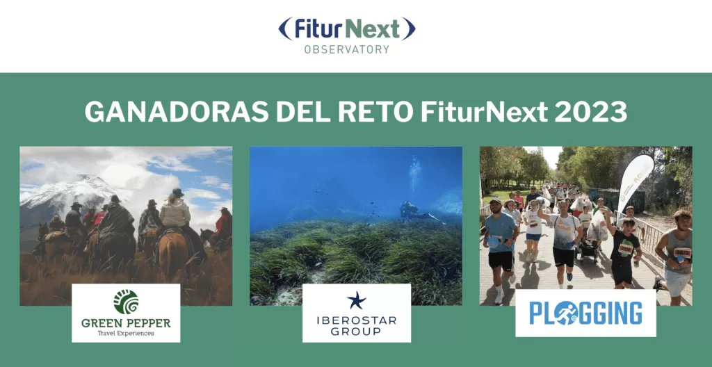 El Observatorio FiturNext desvela las iniciativas ganadoras del Reto 2023 dedicado a la regeneración del medio natural