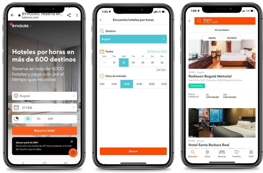 BYHOURS, la plataforma de reservas por horas en  hoteles, lanza un pack de 24h reales
