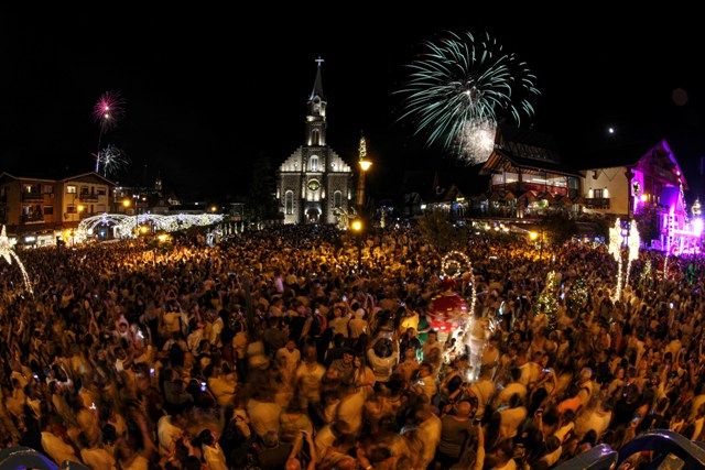 La Nochevieja en Gramado tendrá un espectáculo en la Rua Coberta y un espectáculo pirotécnico en el centro de la ciudad
