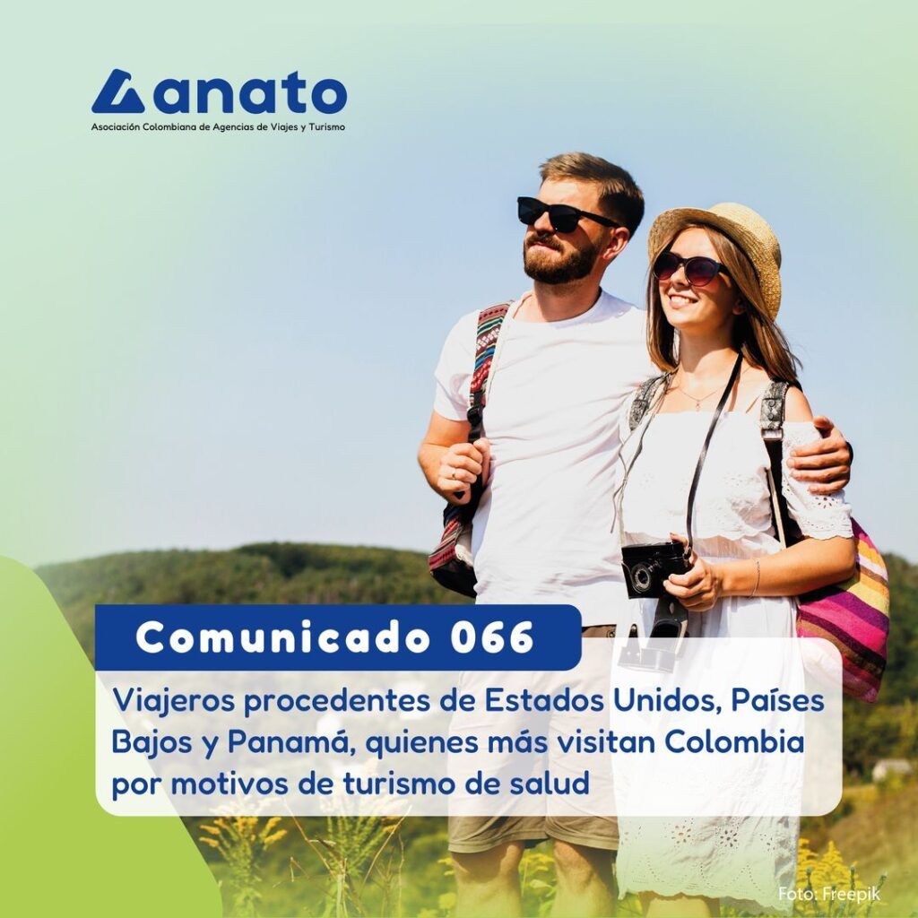 Viajeros procedentes de Estados Unidos, Países Bajos y Panamá, quienes más visitan Colombia por motivos de turismo de salud