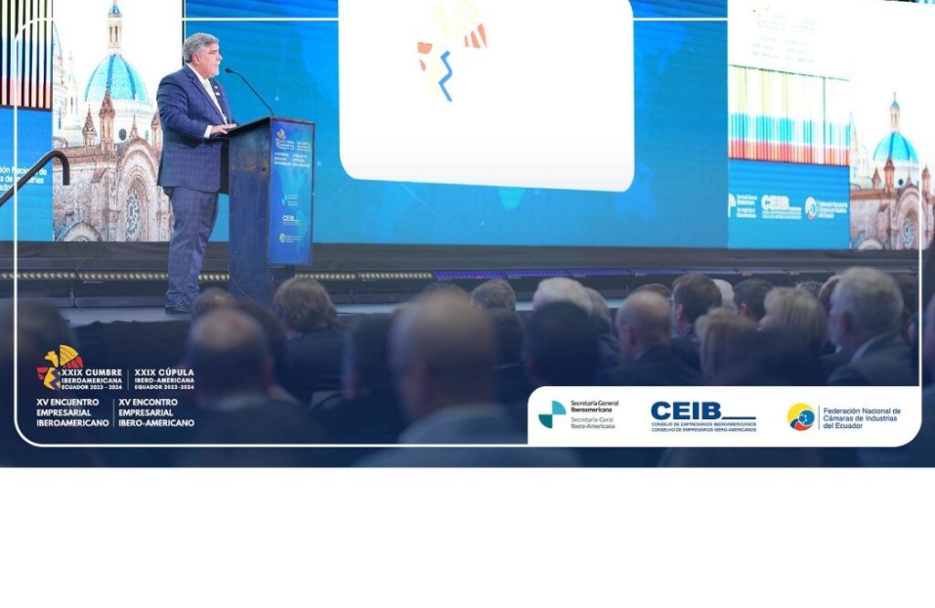 Cancillería de Ecuador, SEGIB, CEIB, FNCIE y OIE inauguran el XV Encuentro Empresarial Iberoamericano