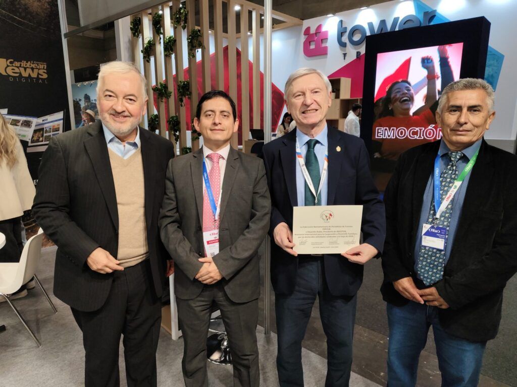 Alejandro Rubín Carballo Recibe Reconocimiento en Fitur Madrid por su Labor en la Cooperación Turística Internacional