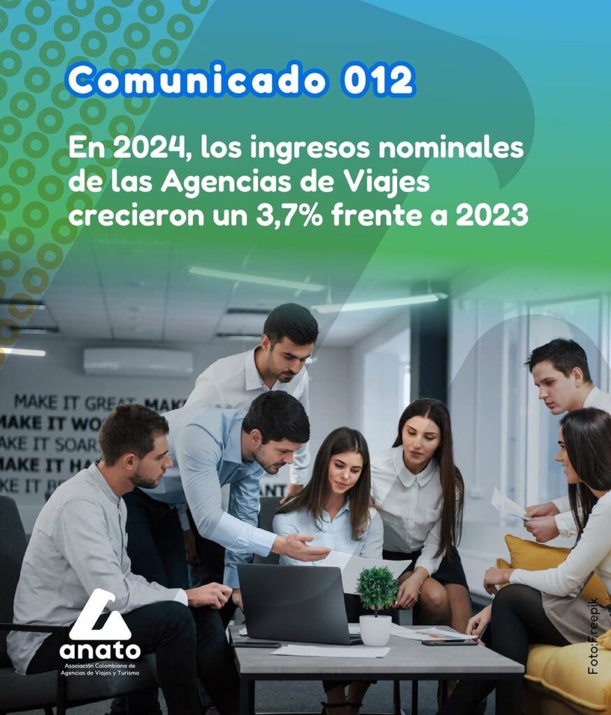 En 2024, los ingresos nominales de las Agencias de Viajes crecieron un 3,7% frente a 2023