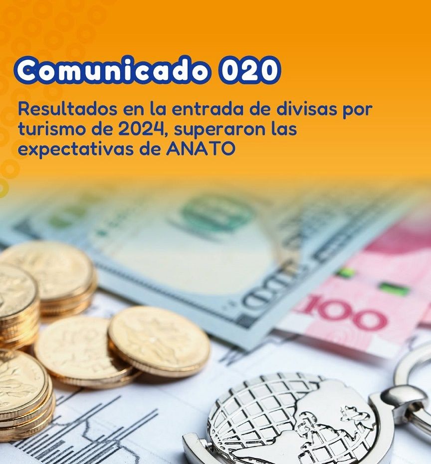 Resultados en la entrada de divisas por turismo de 2024, superaron las expectativas de ANATO
