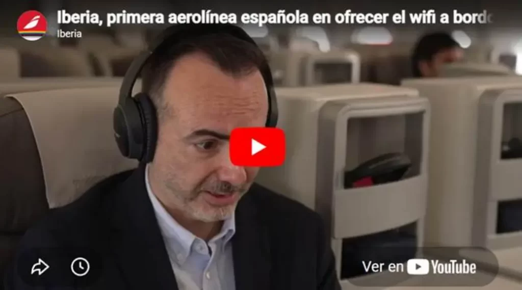 Iberia estrena wifi gratuito de alta velocidad de Starlink en sus vuelos