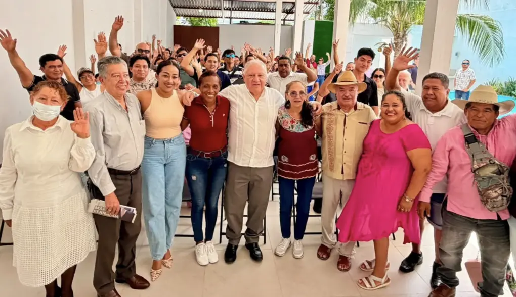 Rafael Marín se reúne con fundadores de Morena en Quintana Roo