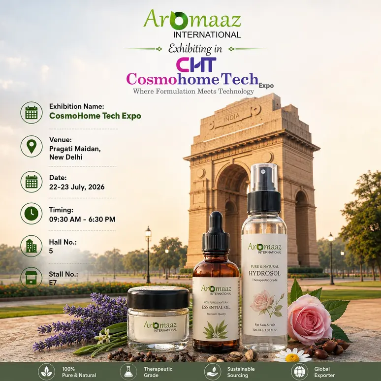 Aromaaz International participará en la CosmoHome Tech Expo 2026 en India