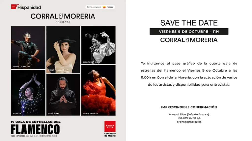 Corral de la Morería presenta la IV Gala de Estrellas del Flamenco