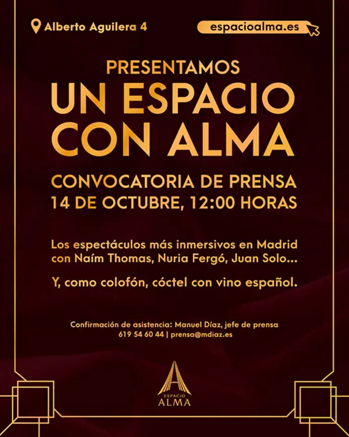 Naim Thomas, Nuria Fergó y Juan Solo presentan Espacio Alma en Madrid