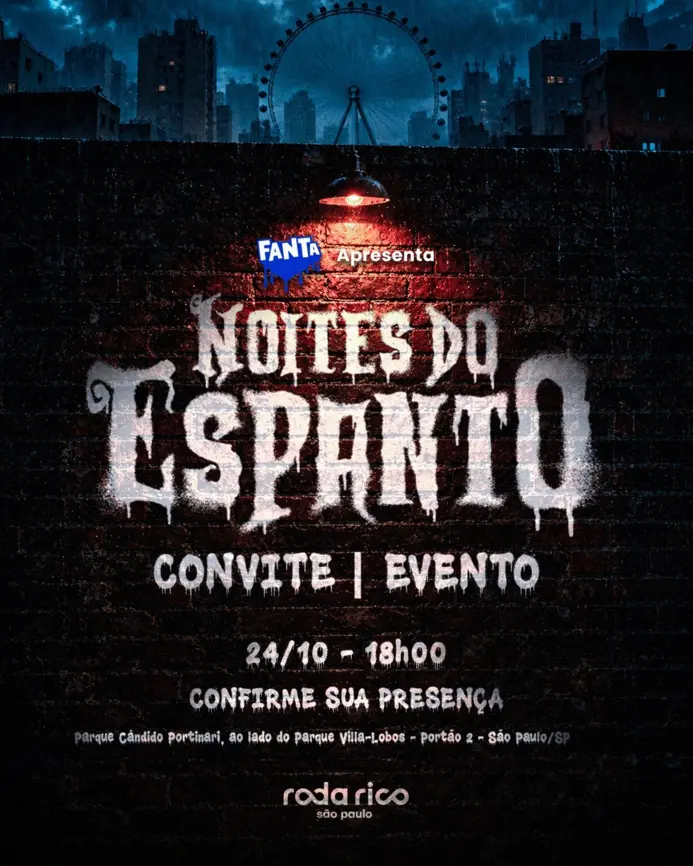 Noites do Espanto levam mistério e atrações à Roda Rico